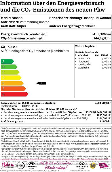 Nissan Qashqai N-Connecta 1.3 DIG-T Mild-Hybrid 158PS AT PGD Komf